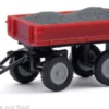 - Anhänger, rot/schwarz, 1:87, Mehlhose