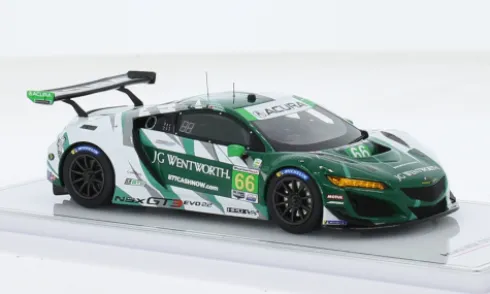 Acura NSX GT3 EVO22, IMSA, 24h Daytona, 2023, Gradient Racing, #66, M.Farnbacher/K.Legge, 1:43, TrueScale Miniatures
