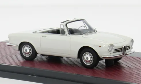 Alfa Romeo Giulia GT Spider Prototipo, weiss, 1963, 1:43, Matrix