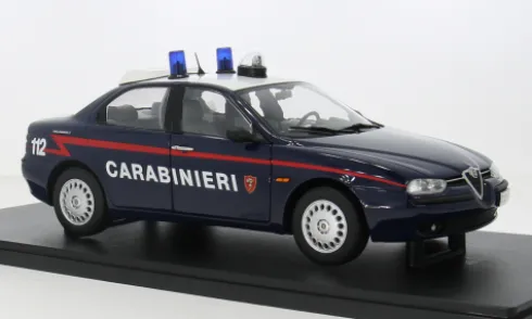 Alfa Romeo 156 2.0 Twin Spark, 1997, Carabinieri, 1:18, Mitica