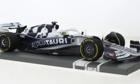 Alpha Tauri AT03, Formel 1, GP Bahrain, 2022, Scuderia Alpha Tauri F1 Team, #10, P.Gasly, 1:18, Minichamps