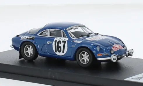 Alpine Renault A110, Rallye Monte Carlo, 1972, #167, V.C.Marques/C.Melville, 1:43, Trofeu