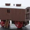 Anhänger Living Wagon, braun, 1:76, Oxford