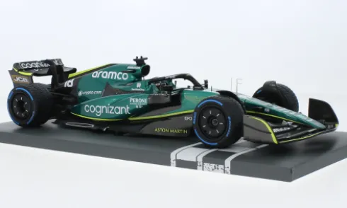 Aston Martin AMR22, Formel 1, GP Bahrain, 2022, Aston Martin Aramco Cognizant F1 Team, Cognizant, #18, L.Stroll, 1:18, Minichamps