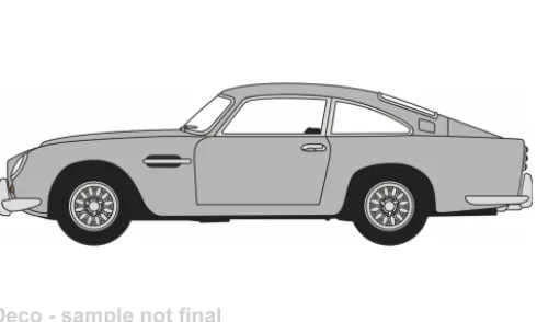 Aston Martin DB5, silber, 1:76, Oxford