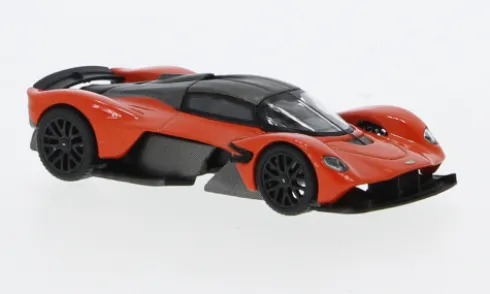 Aston Martin Valkyrie, orange/schwarz, 1:64, Mini GT