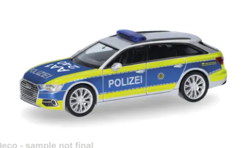 Audi A6 Avant, Polizei Baden-Württemberg, 1:87, Herpa