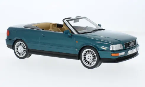 Audi Cabriolet, dunkelgrün, 1991, 1:18, MCG