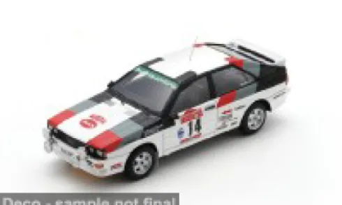 Audi quattro, Rally San Remo, 1981, #14, M.Mouton/F.Pons, 1:43, Spark