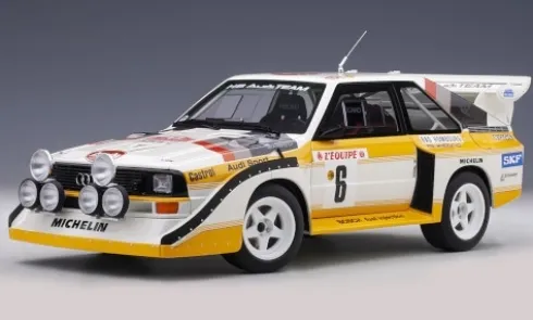 Audi Quattro S1, Rallye Monte Carlo, 1986, HB Audi Team, #6, H.Mikkola/A.Hertz, 1:18, AUTOart