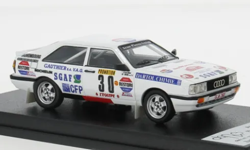 Audi quattro, weiss, Rally Monte Carlo, 1987, #30, P.Bos/J.C.Leuvrey, 1:43, Trofeu