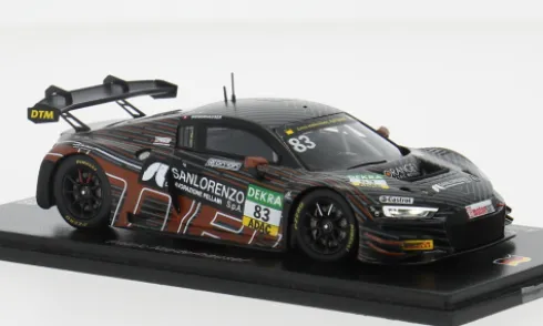 Audi R8 LMS GT3 EVO II, DTM-Saison, 2023, Tresor Orange1, #83, 1:43, Spark