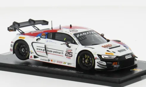 Audi R8 LMS GT3 EVO II, 24h Spa, 2024, Sainteloc Racing, #25, P.Evrard/U.de Wilde, 1:43, Spark