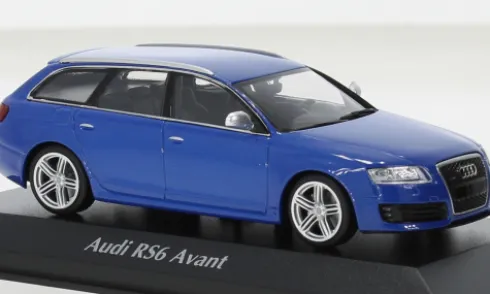 Audi RS6 Avant, blau, 2007, 1:43, Maxichamps