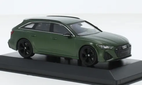 Audi RS6 Avant, dunkelgrün, 2019, 1:43, Minichamps