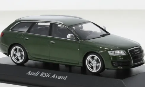 Audi RS6 Avant, grün, 2007, 1:43, Maxichamps