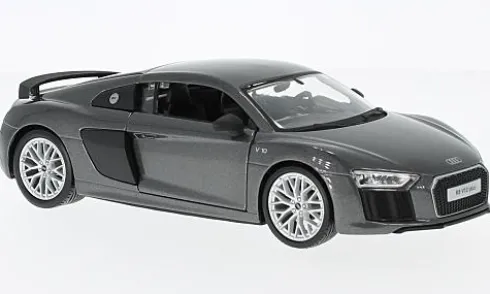 Audi R8 V10 Plus, grau, 1:24, Maisto