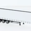 Auflieger Lowliner-Gardinenplanen-Auflieger, weiss/schwarz, 1:87, Herpa