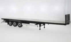 Auflieger Flachbett, weiss, 1:24, Solido