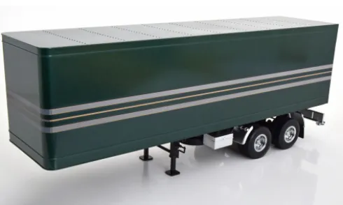 Auflieger Semi-Trailer, dunkelgrün/silber, 1:18, Road Kings