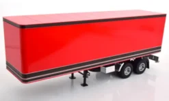 Auflieger Semi-Trailer, rot/schwarz, 1:18, Road Kings