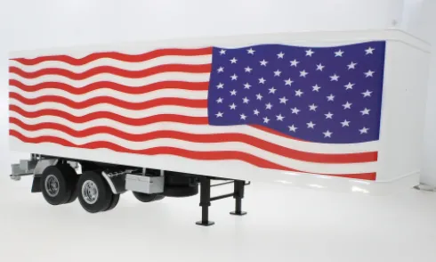 Auflieger Semi-Trailer, Stars & Stripes, 1:18, Road Kings