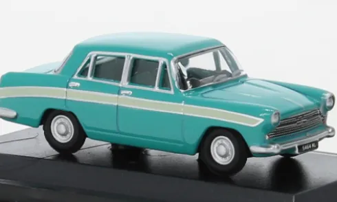 Austin Cambridge, helltürkis/weiss, 1:76, Oxford