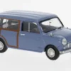 Austin Mini Countryman, blau, 1960, Woody, 1:87, Brekina
