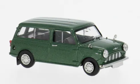 Austin Mini Countryman, helltürkis, 1960, Woody, 1:87, Brekina