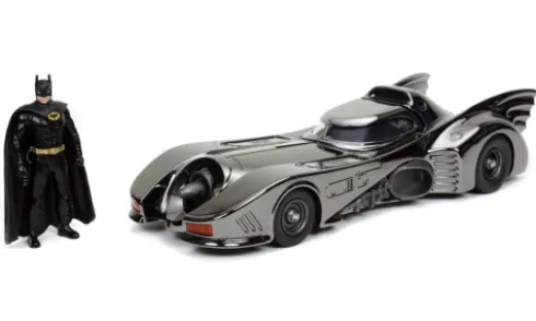 Batman Batmobile, chrom, 1989, Batman, 1:24, Jada