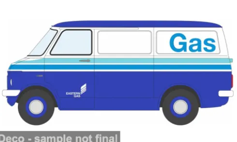 Bedford CF, Eastern Gas, 1:76, Oxford