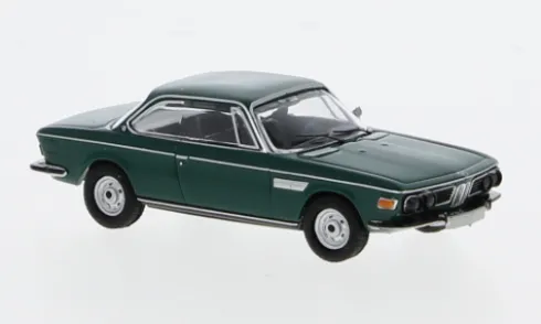 BMW 2800 CS (E9), dunkelgrün, 1968, 1:87, Minichamps