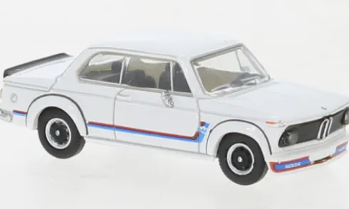 BMW 2002 turbo, weiss/Dekor, 1973, 1:87, PCX87
