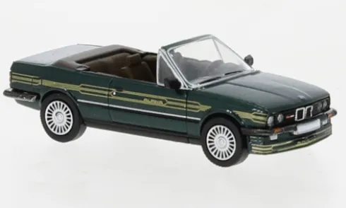 BMW Alpina C2 2,7 Cabriolet, dunkelgrün/Dekor, 1986, 1:87, PCX87