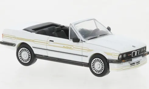 BMW Alpina C2 2,7 Cabriolet, weiss/Dekor, 1986, 1:87, PCX87