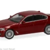 BMW 5er, dunkelrot, 1:87, Herpa