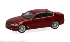 BMW 5er, dunkelrot, 1:87, Herpa
