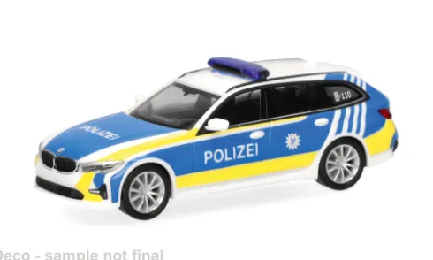 BMW 3er (E36) Touring, Polizei Bayern, 1:87, Herpa
