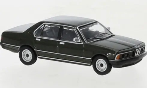 BMW 733i (E23), grün, 1977, 1:87, Minichamps