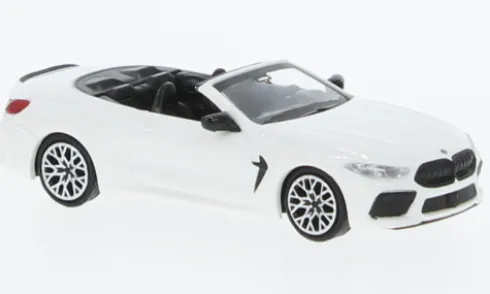BMW M8 Competiton Cabriolet (G14), weiss, 2019, 1:87, Minichamps