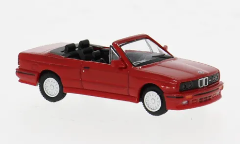 BMW M3 (E30) Cabriolet, rot, 1988, 1:87, Minichamps