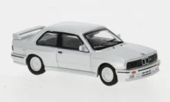BMW M3 (E30), silber, 1986, 1:87, Minichamps