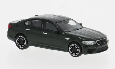 BMW M5 (F90), grün, 2018, 1:87, Minichamps