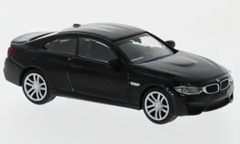 BMW M4, schwarz, 2015, 1:87, Minichamps
