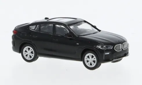 BMW X6, schwarz, 2020, 1:87, Minichamps