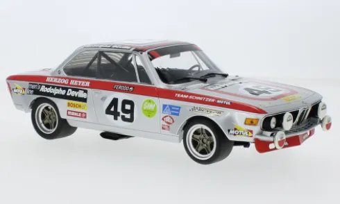BMW 2800 CS, 24h Spa, 1972, Team Schnitzer-Motul, #49, R.Herzog/H.Heyer, 1:18, Minichamps