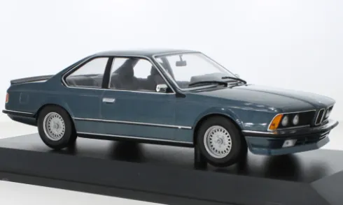 BMW 635 CSI, dunkeltürkis, 1982, 1:18, Minichamps