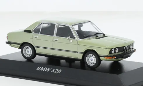 BMW 520 (E12), hellgrün, 1972, 1:43, Maxichamps