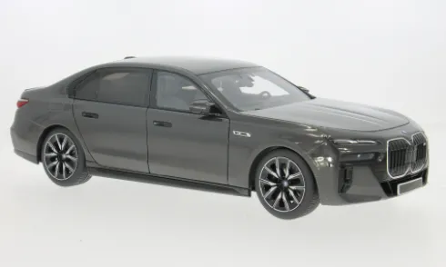 BMW i7 M70 (G70), dunkelgrau, 2024, 1:18, Minichamps