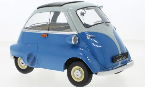 BMW Isetta, blau/hellgrau, 1959, 1:12, KK Scale